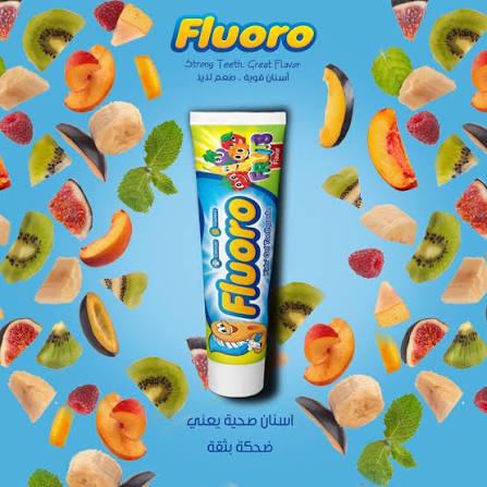 Fluoro Kids Toothpaste With Fruit Flavour 50 Gm
