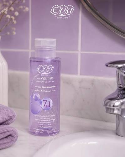 Eva Skin Care Micellar Cleansing Water With Vitamins 7 In 1 For All Skin Types 110 Ml