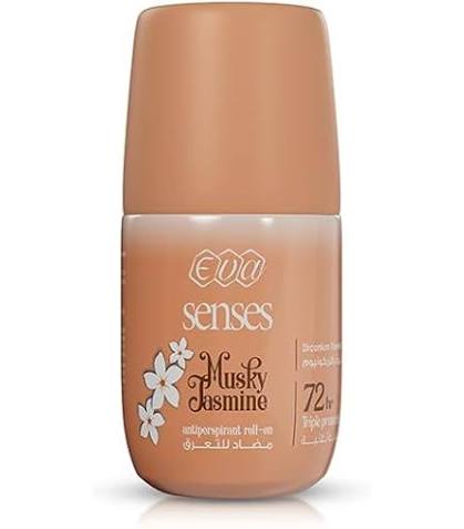 Eva Skin Care Senses Antiperspirant Roll-on Musky Jasmine 50 Gm