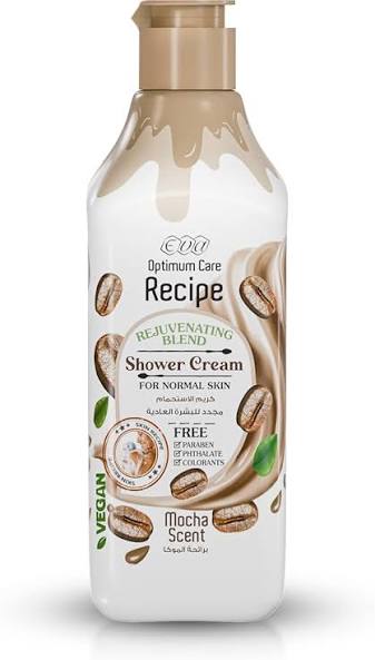 Eva RecipeShower Cream For Normal Skin Mocha Scent 370 Ml