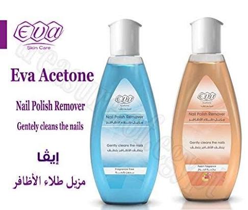 Eva Acetone Nail Polish Remover Fragrance Free 100 Ml