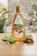 Aloe Eva Hair  Oil With Aloe Vera & Moroccan Argan Oil 85 Ml