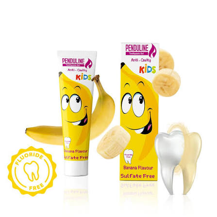 Penduline banana toothpaste gel