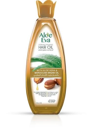 Aloe Eva Hair Oil With Aloe Vera & Moroccan Argan Oil 255 Ml