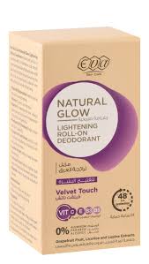 Eva Natural Glow Lightening Roll On Deodorant " Velvet Touch " 60 Gm