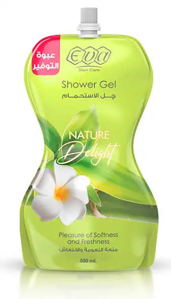 Eva  Shower Gel Pouch Nature Delight 500 Ml