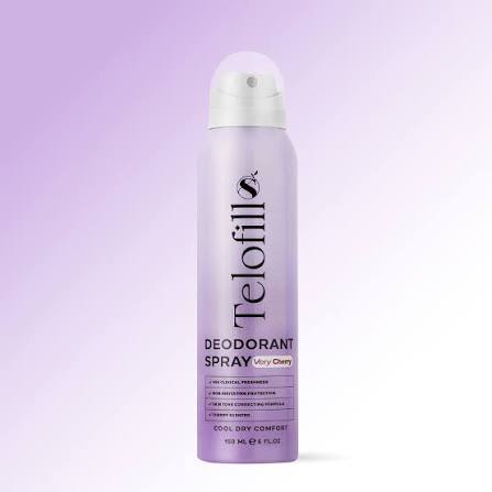 Telofill Deodorant Spray Very Cherry 1+1