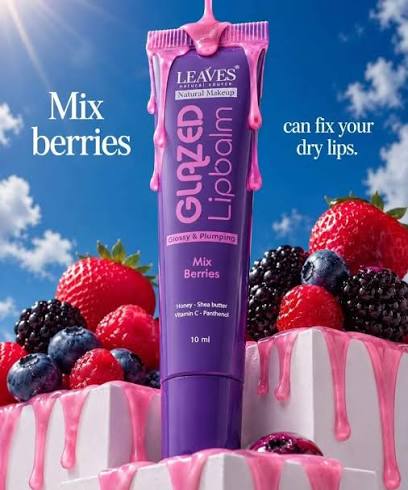 Leaves Glazed Lip Balm