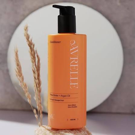 AVRELLE SHEA BUTTER + ARGAN OIL MOISTURIZING CONDITIONER FOR DRY AND DAMAGED HAIR