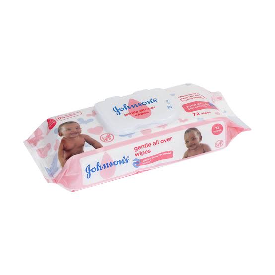 JOHNSON GENTLE ALL OVER 72 WIPES
