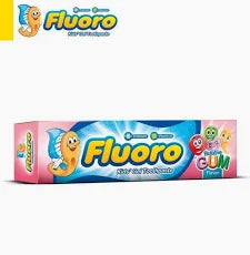 Fluoro Kids Toothpaste With Bubble Gum Flavour 50 Gm